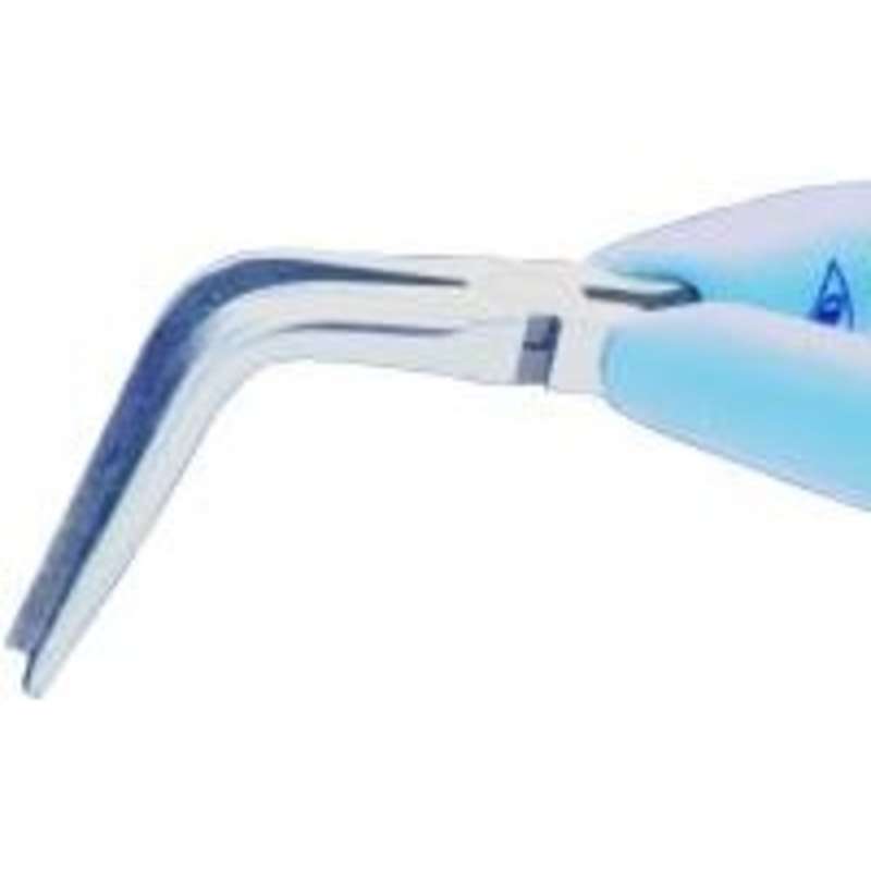 Curved Long Flat Nose Pliers with Green Cushion Grips, 6" Long